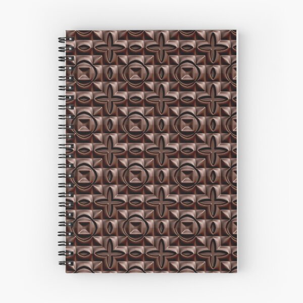Item preview, Brown leather embossed ornament. designed and sold by gallofoto.