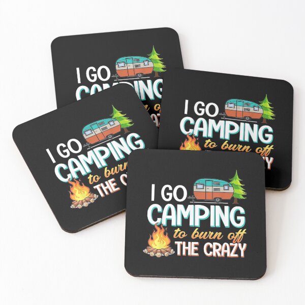 Item preview, I Go Camping To Burn Off The Crazy Gift For Parents Boys Women Kids Him Her Family designed and sold by videogames86.