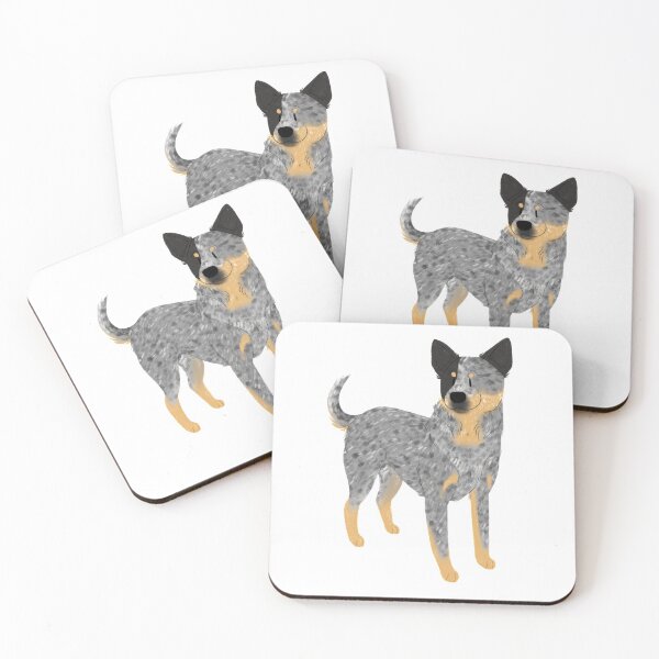 Item preview, Right Mask Blue Heeler designed and sold by scribblesnsnuff.