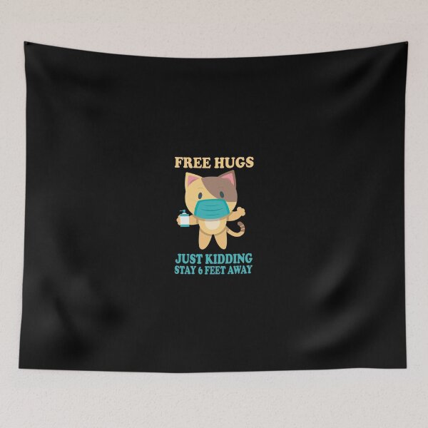 Item preview, stay 6 feet away cat designed and sold by Nerd Digs.