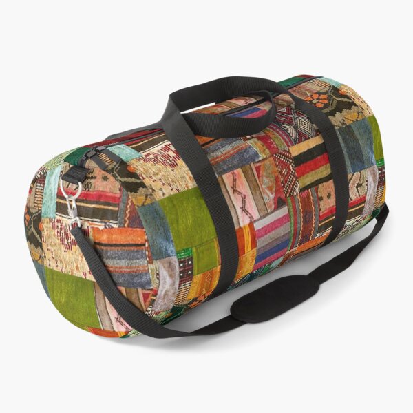 Item preview, Tradional Kilim patchwork multi colored design designed and sold by Stravaigin.