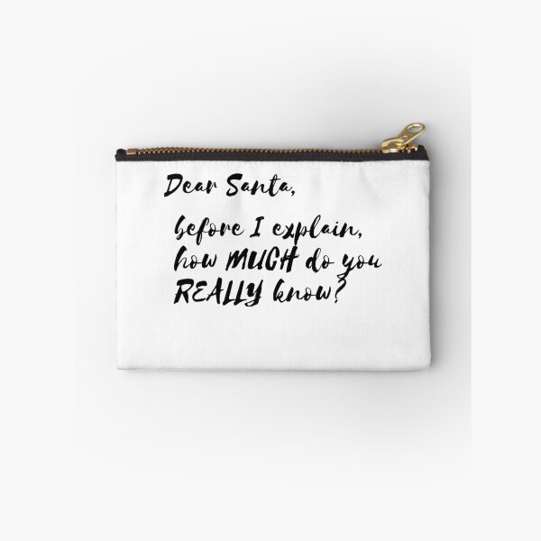 Item preview, Copy of Dear Santa before I explain how much do you know? Christmas Edition designed and sold by Beyond  Perception.