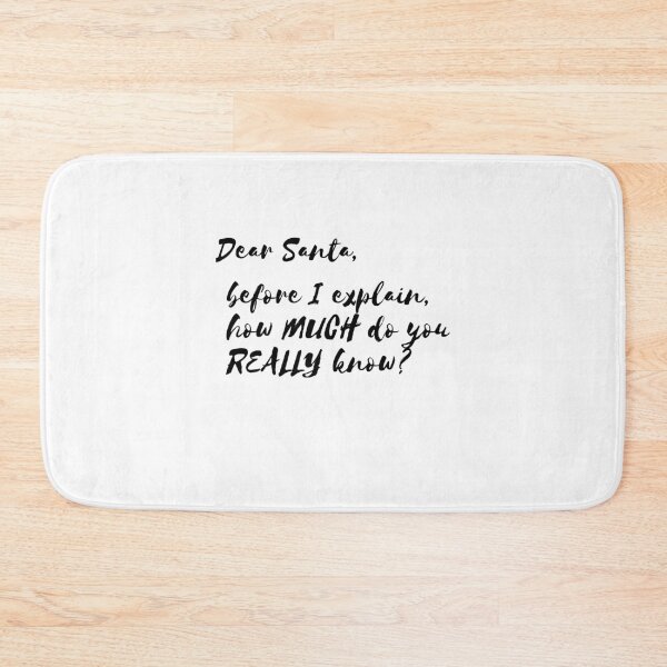 Item preview, Copy of Dear Santa before I explain how much do you know? Christmas Edition designed and sold by Beyond  Perception.
