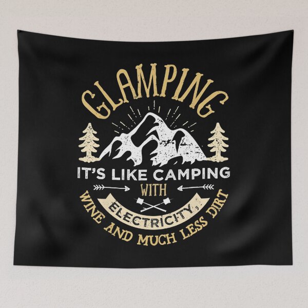 Item preview, Glamper Women Wine Funny Camping Gift For Parents Boys Women Kids Him Her Family designed and sold by videogames86.