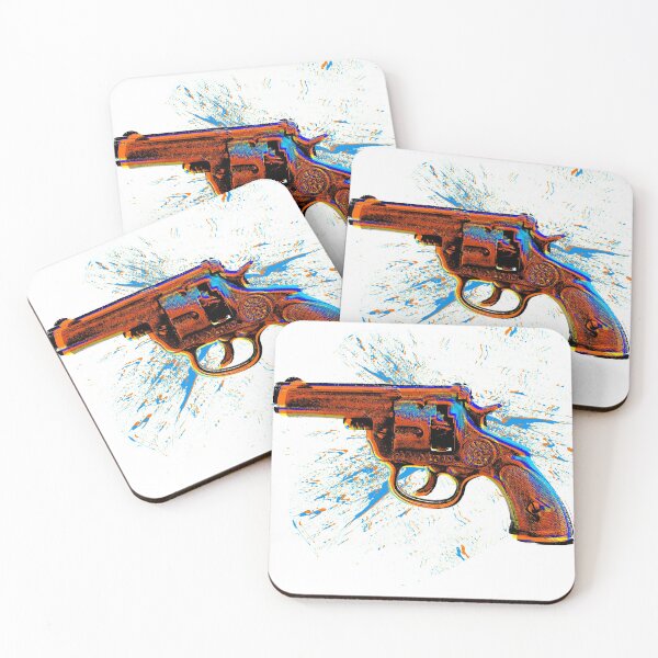 Item preview, Cap Gun Revolver Amber/Blue designed and sold by kimopix.