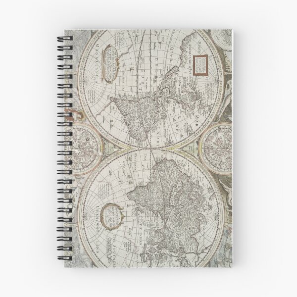 Item preview, Vintage Map of The World (1651) designed and sold by BravuraMedia.