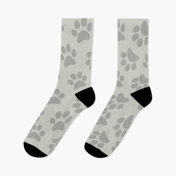 Item preview, dog footprints gray designed and sold by ZiphGames.