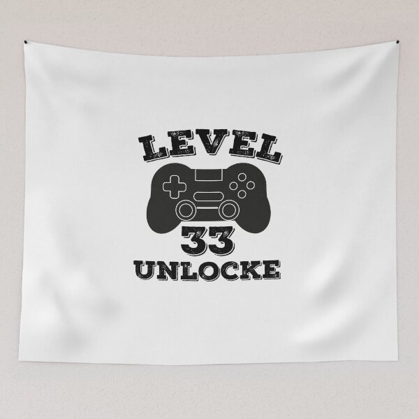 Item preview,  Level 33 unlocked - 33th birthday gift designed and sold by ThebestArtshop.
