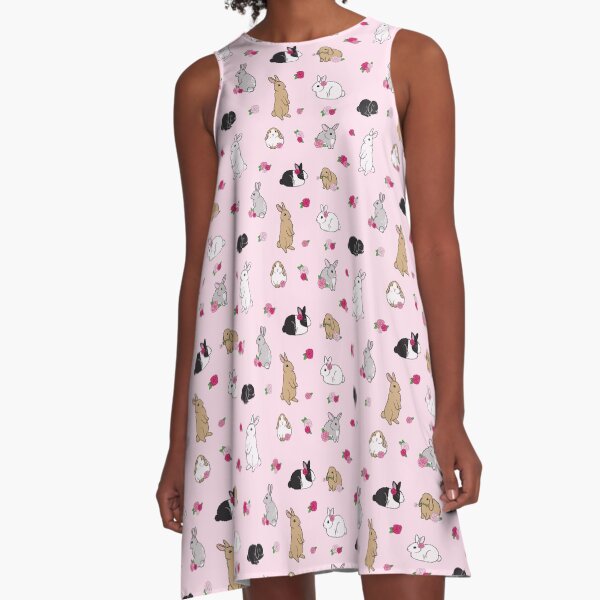 Buns N' Roses A-Line Dress