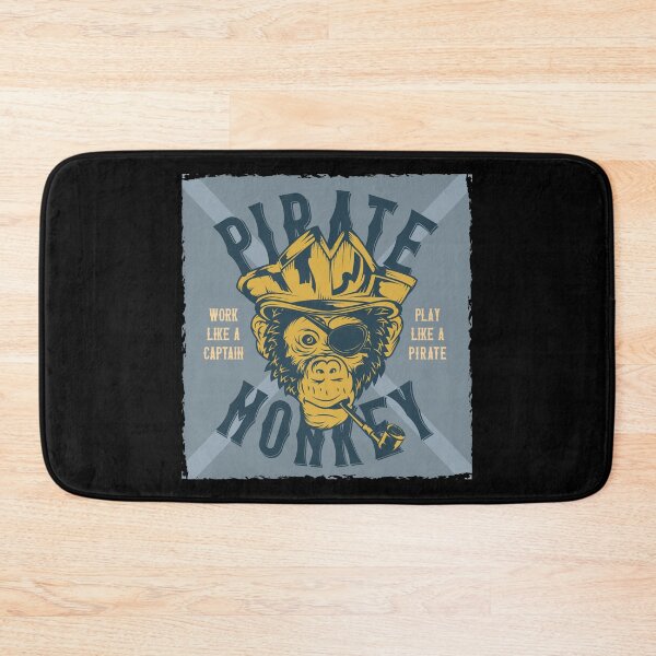 Item preview, Pirate Monkey - Work Like A Captain, Play Like A Pirate! designed and sold by Sinfamous.