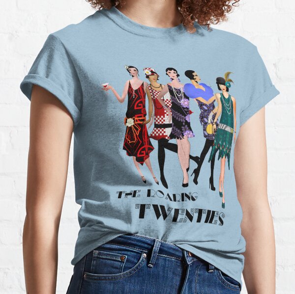 Roaring 20s Flapper Girls Classic T-Shirt