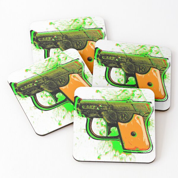Item preview, Cap Gun Green/Orange Mini designed and sold by kimopix.