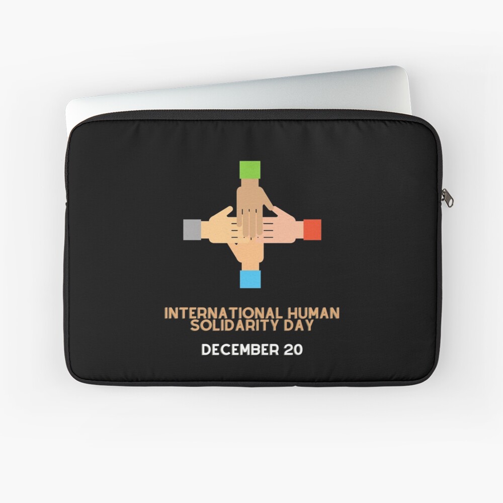 International Human Solidarity Day Laptop Sleeve