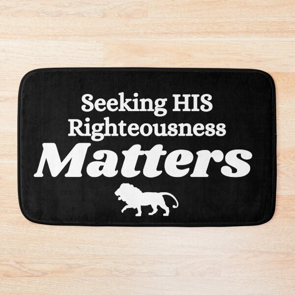 Item preview, Seeking HIS Righteousness Matters with Lion designed and sold by DaughterofYah.