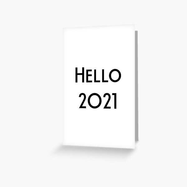 Item preview, Hello 2021 designed and sold by SciathDe.