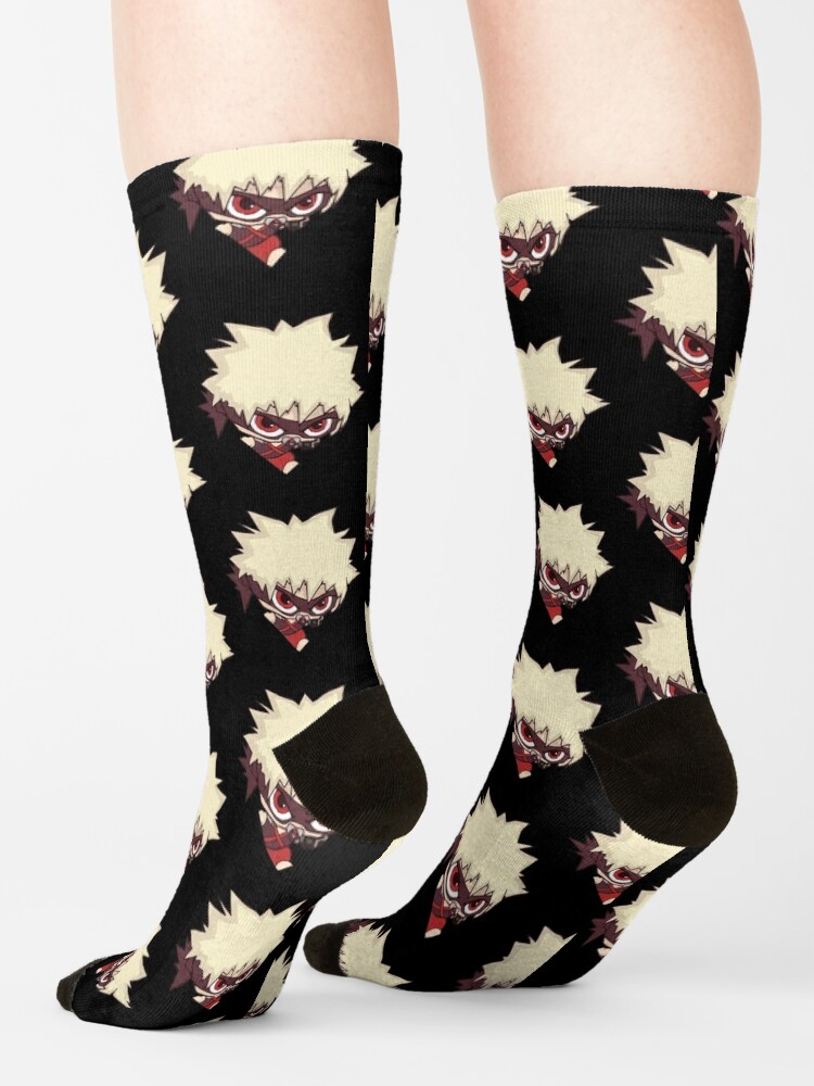 Katsuki Bakugo Chibi My Hero Academia Socks For Sale By Cowboyspider Redbubble 3071