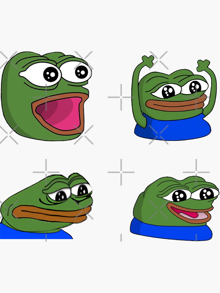  Peepo Meme  Emote Sticker by mrlazypl Redbubble