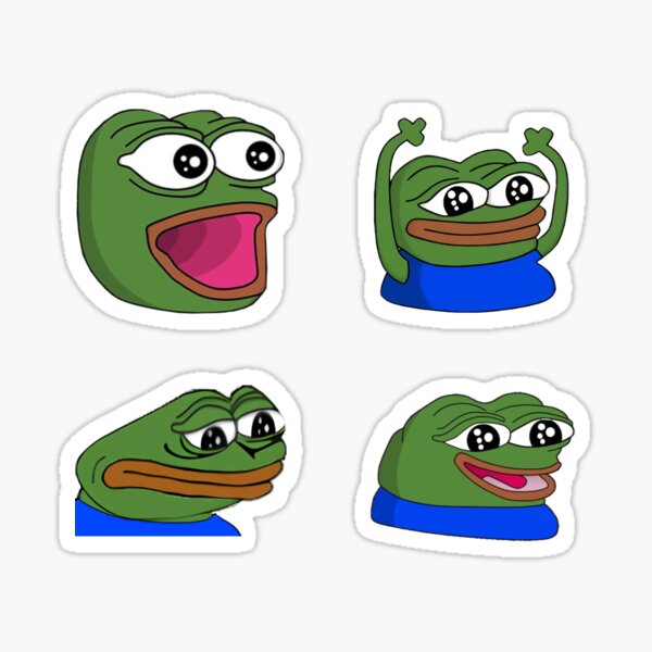 Peepo Meme Emote Sticker