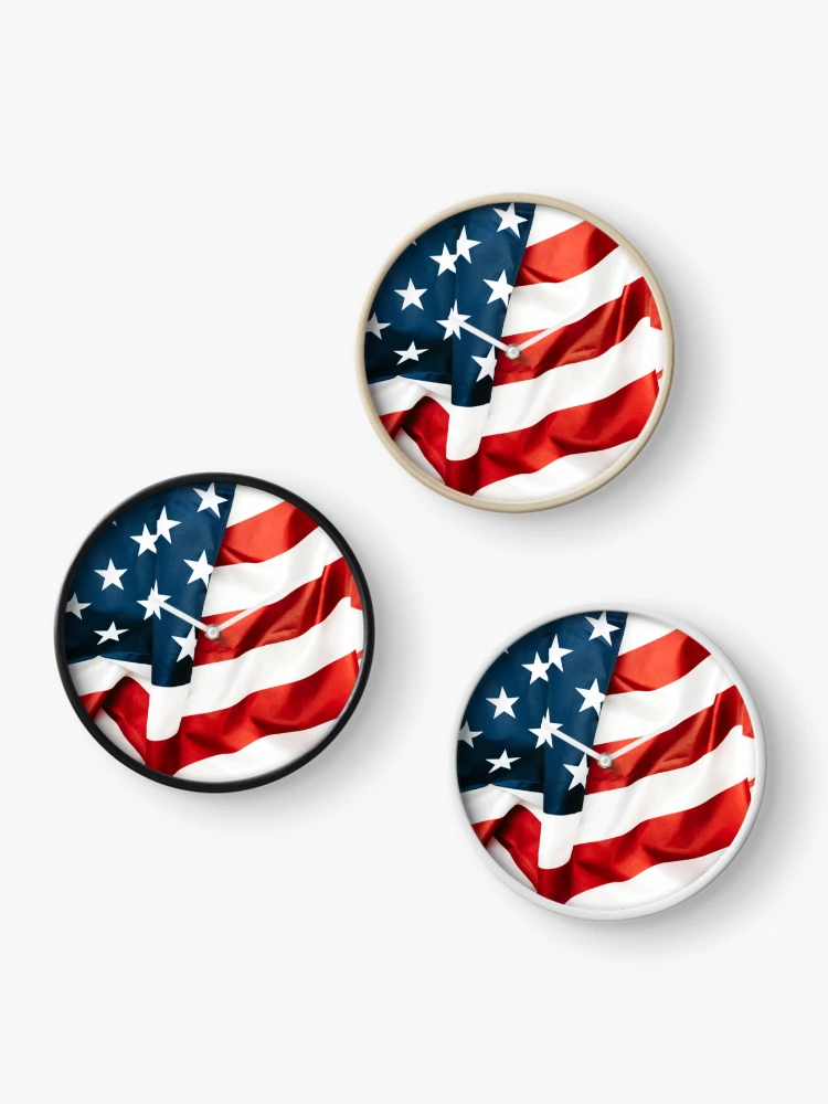 Thumbnail 3 of 4, Clock, Star-Spangled Banner Print designed and sold by RocketshSD.