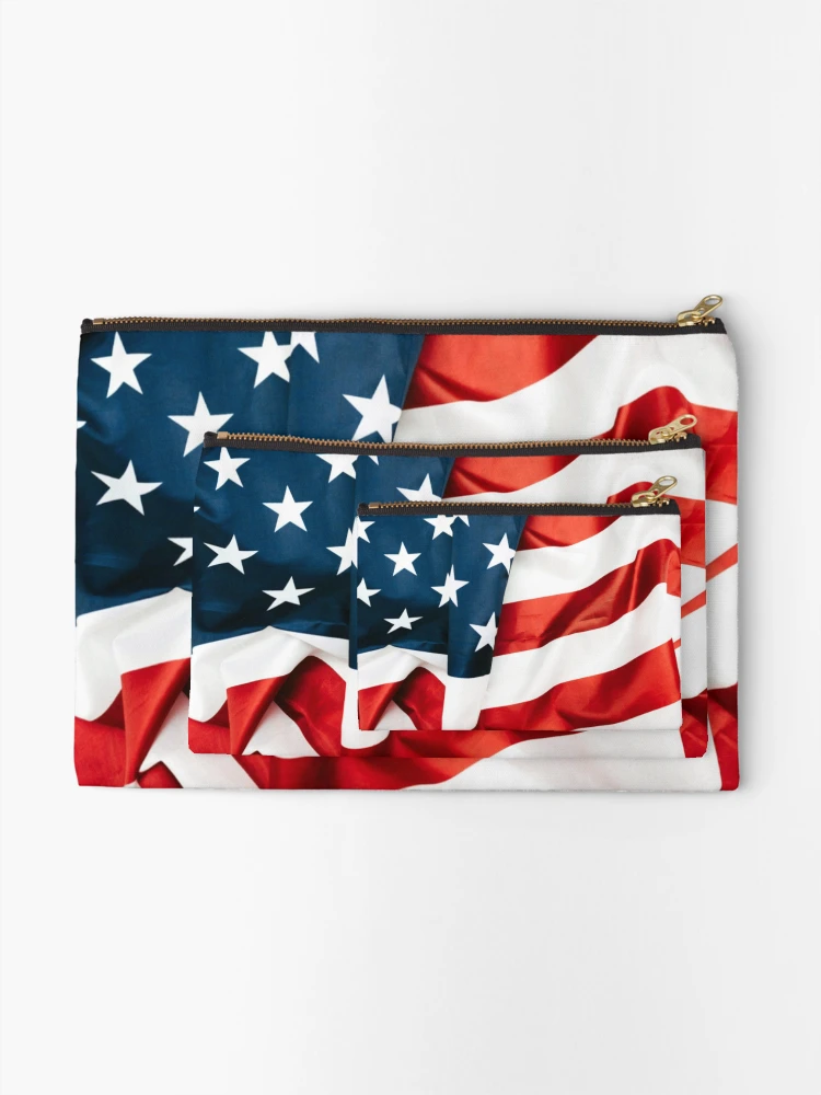 Thumbnail 2 of 4, Zipper Pouch, Star-Spangled Banner Print designed and sold by RocketshSD.