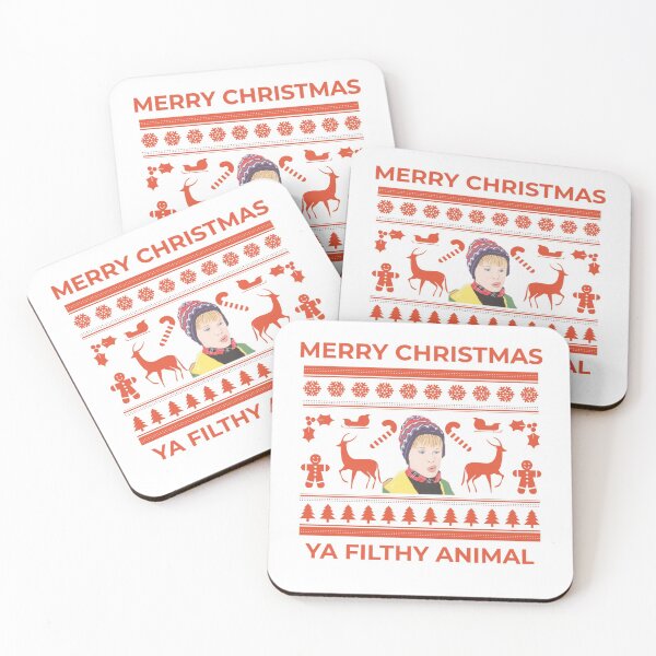Item preview, MERRY CHRISTMAS YA FILTHY ANIMAL- HOME ALONE designed and sold by Allex100.