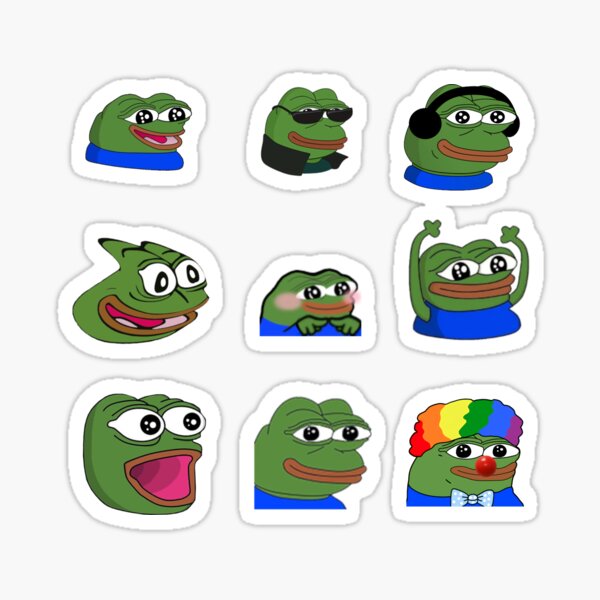 Pepega Twitch Emote  Pin for Sale by TheZecrom