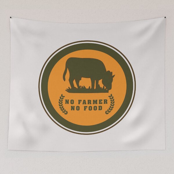 Item preview, No Farmer no Food  designed and sold by Mande Arts.