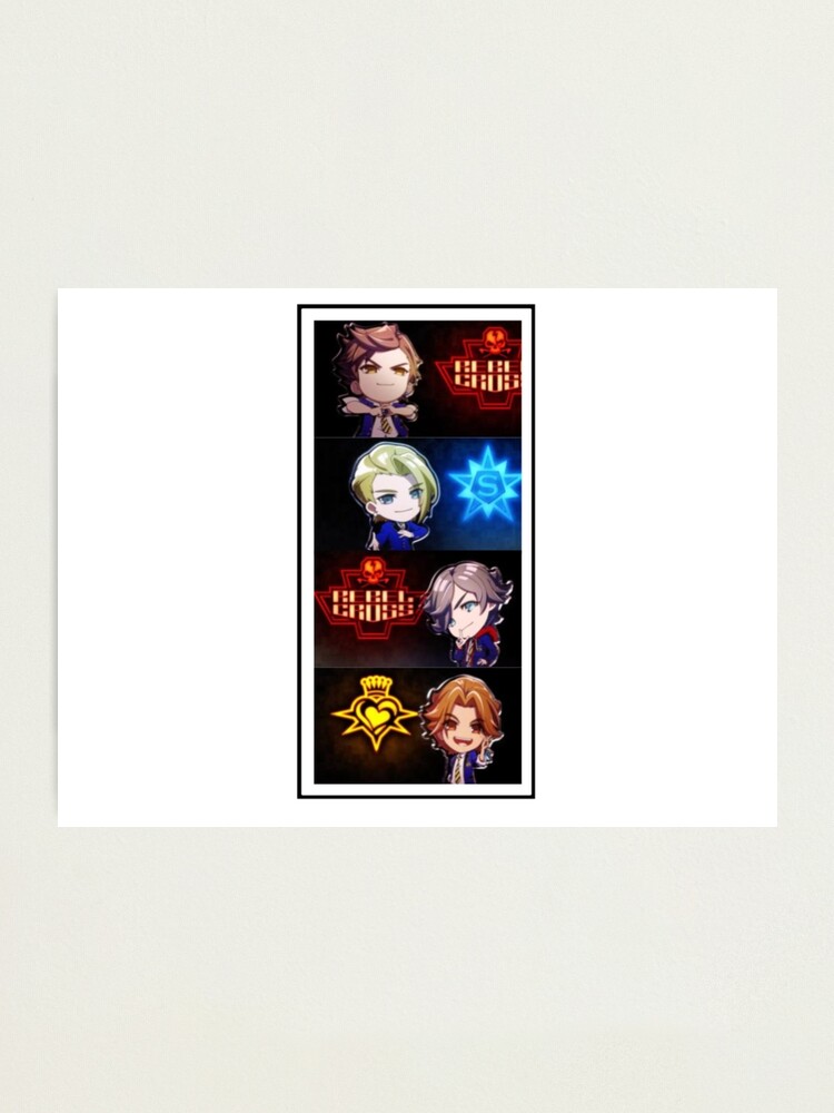 Chibi Arp Backstage Pass Anime Celebrate Times Short Stories Daiya Koumoto Leon Fujiwara Reiji Hida Shinji Kanoue Photographic Print By Xenxanses2 Redbubble