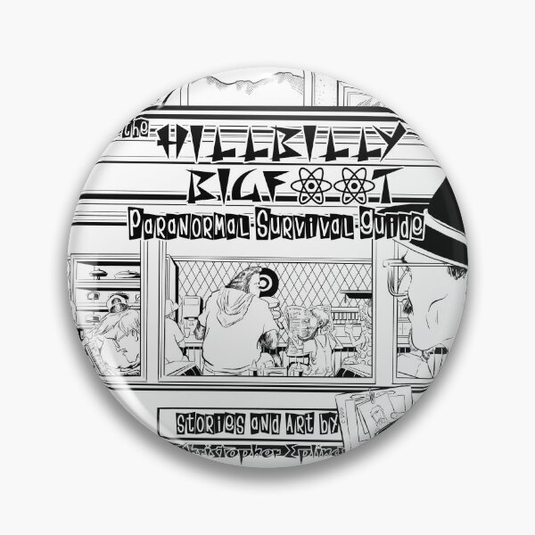 From the HBPSG Front Cover; Bigfoot, Bill, and Men In Black Pin