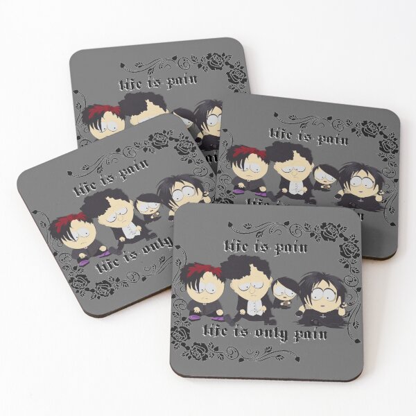 Item preview, South Park - Goth Kids - life is pain designed and sold by Xanderlee7.