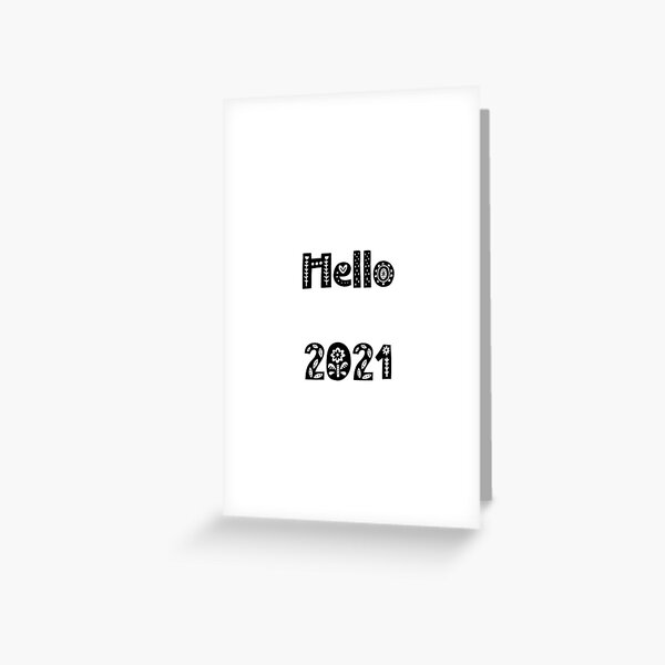 Item preview, Hello 2021 designed and sold by SciathDe.