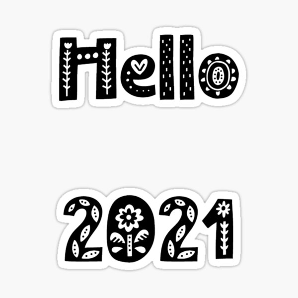 Item preview, Hello 2021 designed and sold by SciathDe.