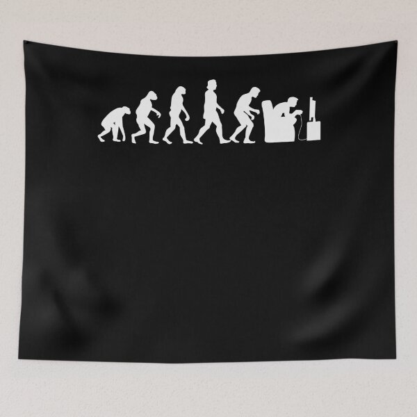 Item preview, Evolution Gamer T-Shirt | Black Tee White Print | Funny Gamer Gift | Men's Gaming T-shirt | Idea For Him | Christmas Present | Father's Day designed and sold by delkh07.