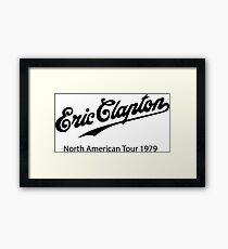 eric clapton tour Framed Print