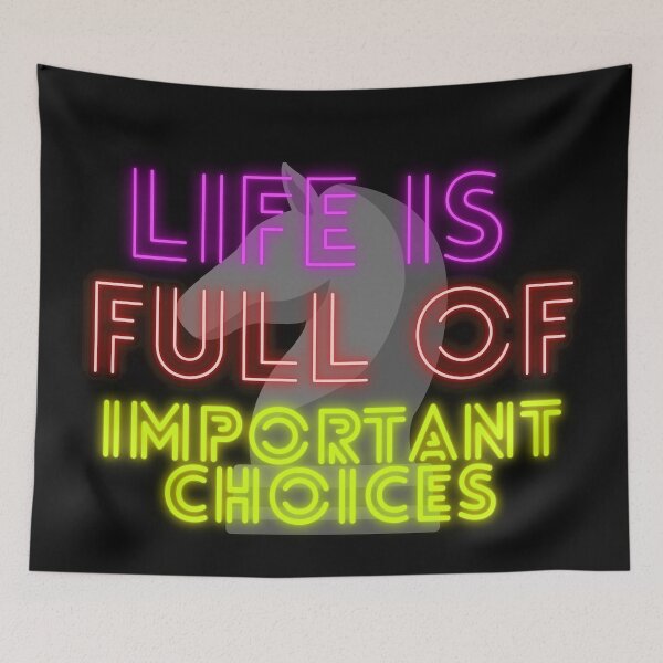 Item preview, Life is full of important choices chess designed and sold by Arinom.
