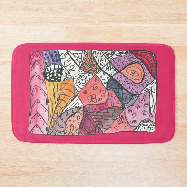 Item preview, Carmine red doodle mixes designed and sold by Melindrea.
