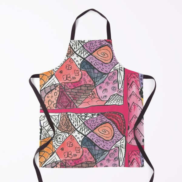 Item preview, Carmine red doodle mixes designed and sold by Melindrea.