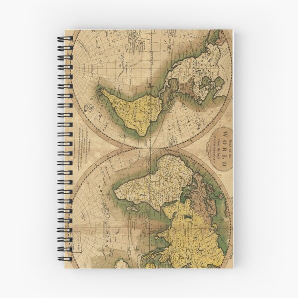Item preview, Vintage Map of The World (1795) 2 designed and sold by BravuraMedia.