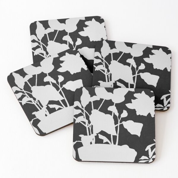 Item preview, Black and White Plant - Negative/Positive Space designed and sold by samrolo.