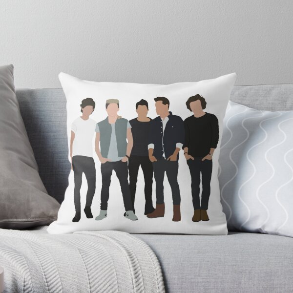 Harry STyles One Direction Floral Throw Pillow Cover – Mpcteehouse