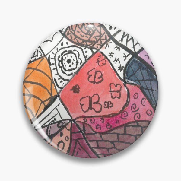 Item preview, Carmine red doodle mixes designed and sold by Melindrea.