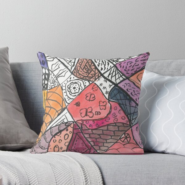 Item preview, Carmine red doodle mixes designed and sold by Melindrea.