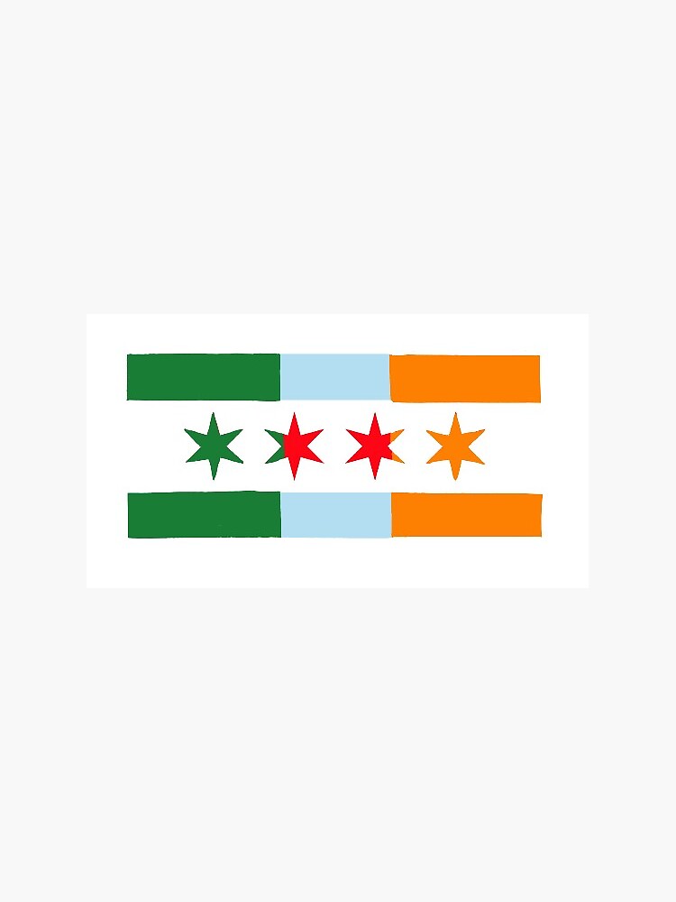 &ldquo;chicago irish flag&rdquo; Sticker for Sale by mmal5172 | Redbubble