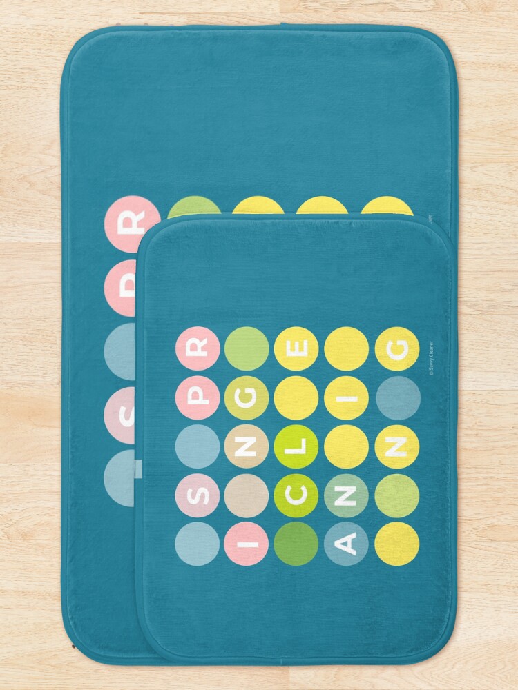 Alternate view of Spring Cleaning Funny Cleaning Lady Gift Bath Mat