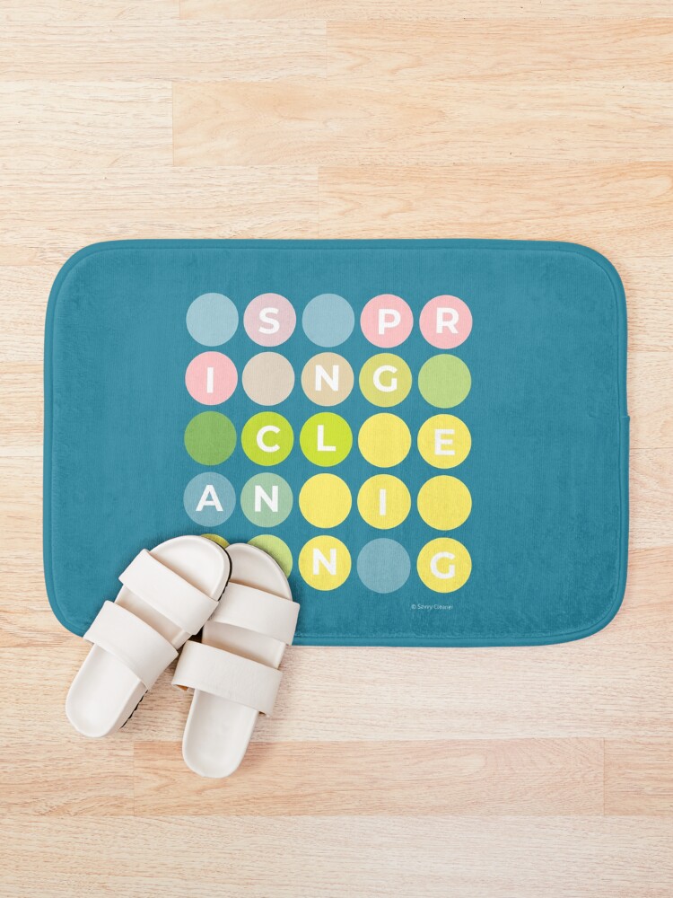 Alternate view of Spring Cleaning Funny Cleaning Lady Gift Bath Mat