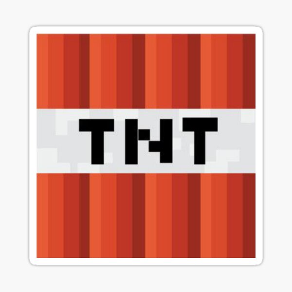 Minecraft Tnt Stickers | Redbubble