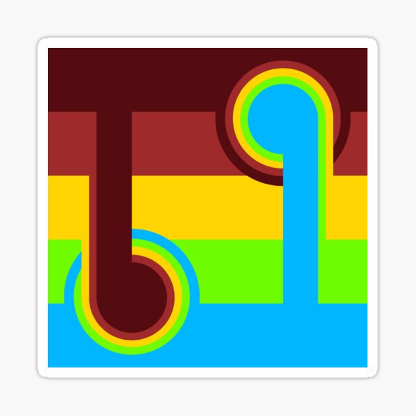 Abstract Sticker