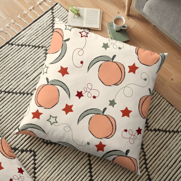 Just Peachy Floor Pillow