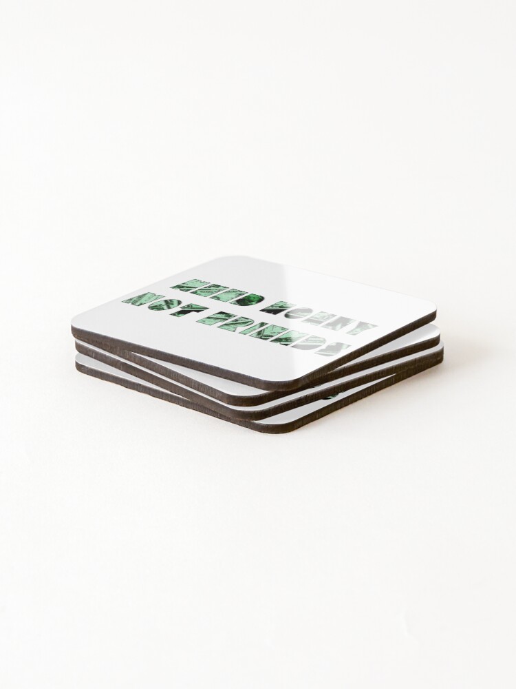 Thumbnail 4 of 5, Coasters (Set of 4), Need Money Not Friends designed and sold by RabbitLair.