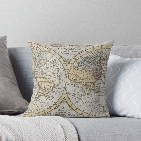 Item preview, Vintage Map of The World (1795) designed and sold by BravuraMedia.